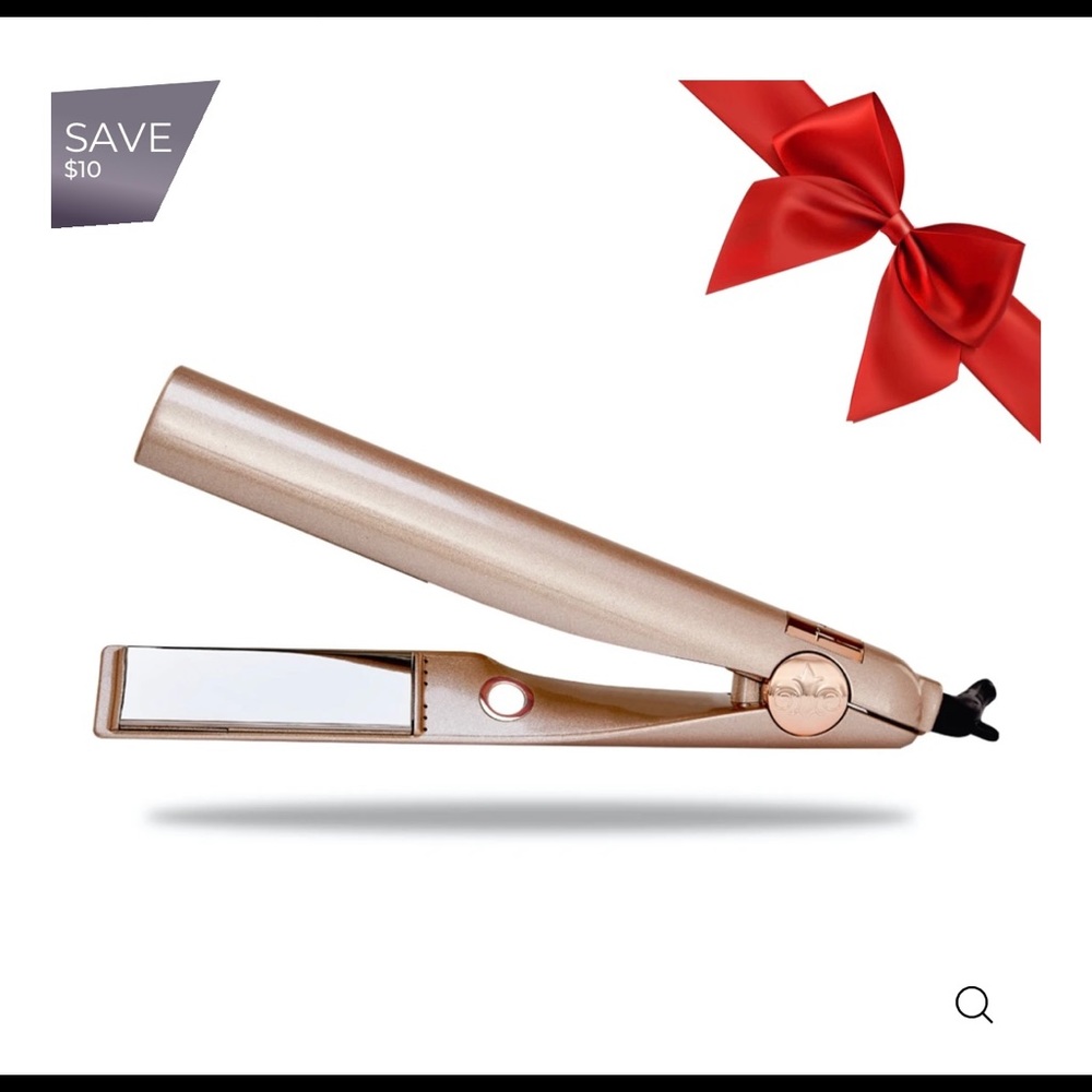 Iron pro curling iron abs straightener in one